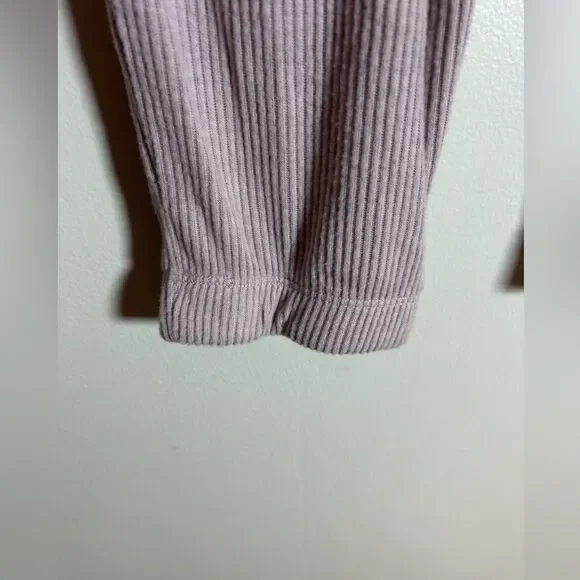 NWT Maurices Super Soft Cozy Rib Jogger Pant mauve light blush pink size XL - Picture 7 of 11